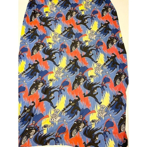 1996 DC Comics Batman and Robin Mr Freeze Twin Fitted Sheet 75x44  Bibb Company - Picture 1 of 16